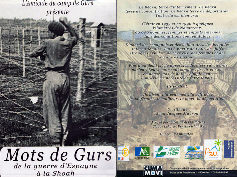 Camp de Gurs | DVD "Mots de Gurs" quadrilingue